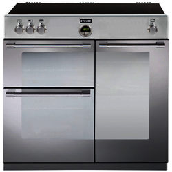 Stoves Sterling 900EI Freestanding Electric Range Cooker, Stainless Steel